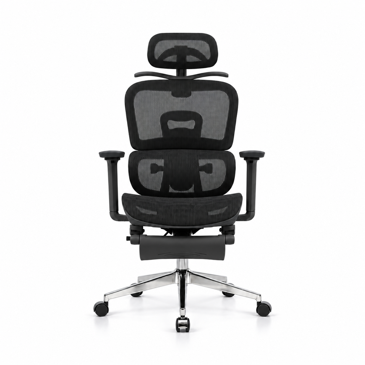 Silla De Oficina Presidencial Ergonómica - Boreal Negro