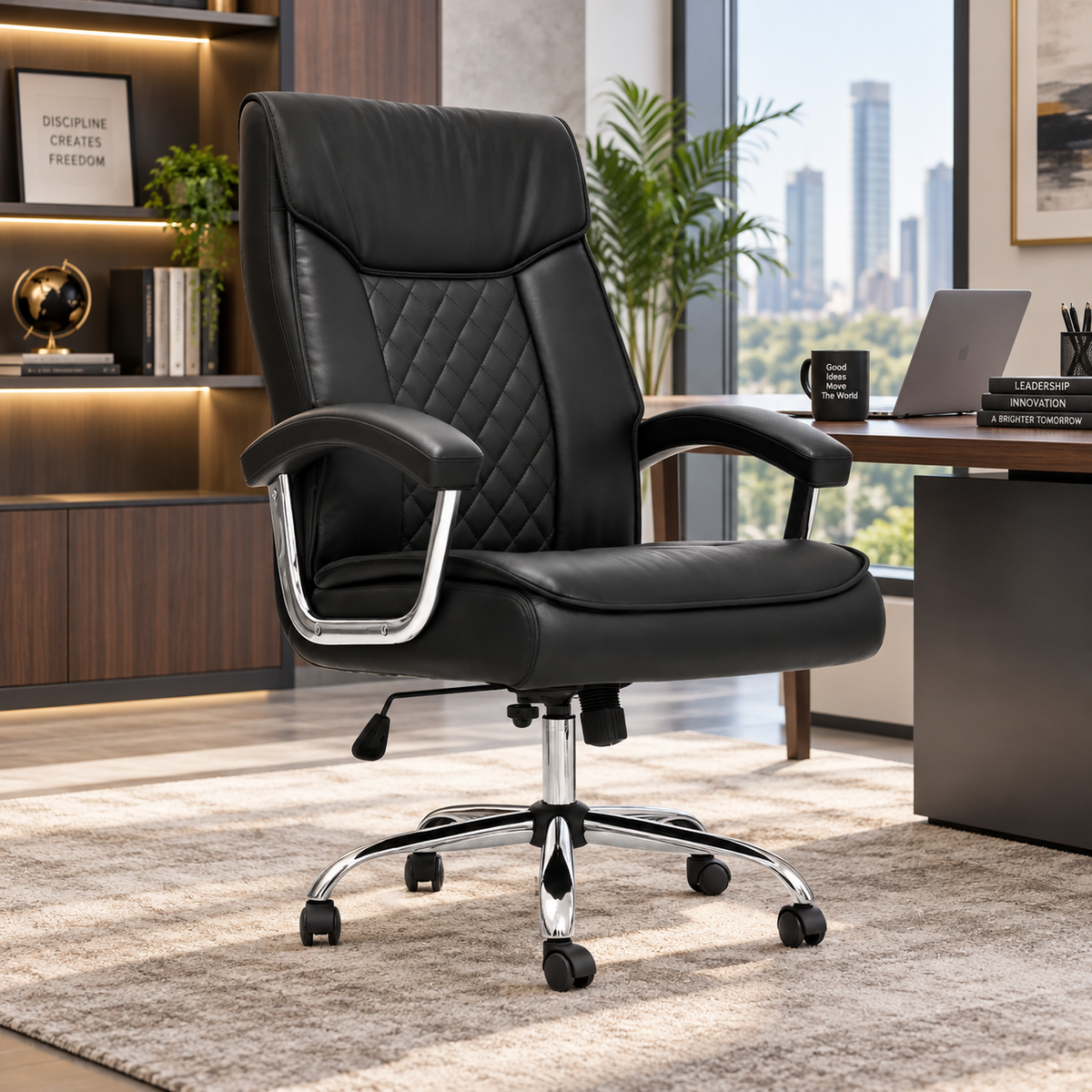 Silla De Oficina Presidencial Ergonómica - Classicii