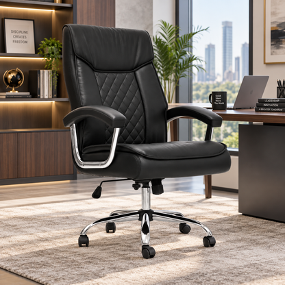 Silla De Oficina Presidencial Ergonómica - Classicii