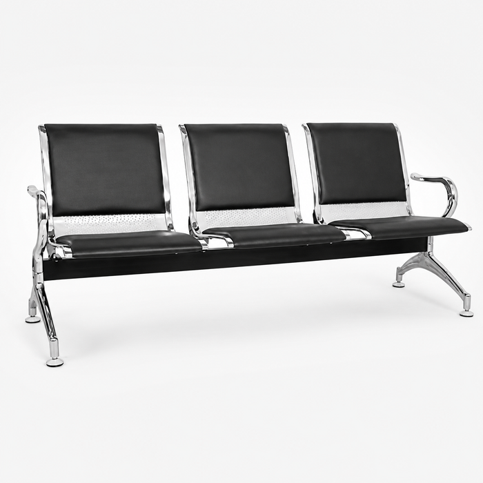 Silla De Espera Tandem - Cromado Ct3