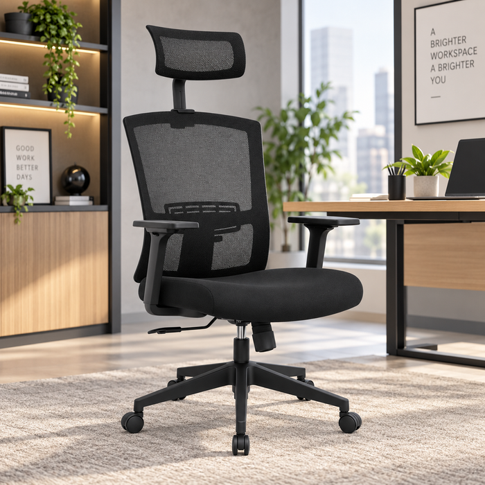 Silla De Oficina Presidencial Ergonómica - Corp