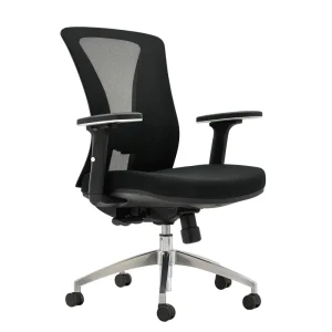SILLA DE OFICINA GERENCIAL ERGONÓMICA - VERSALLES NEGRO